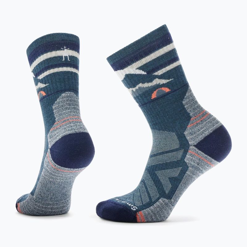 Skarpety damskie Smartwool Hike Light Cushion New Pattern Crew twilight blue