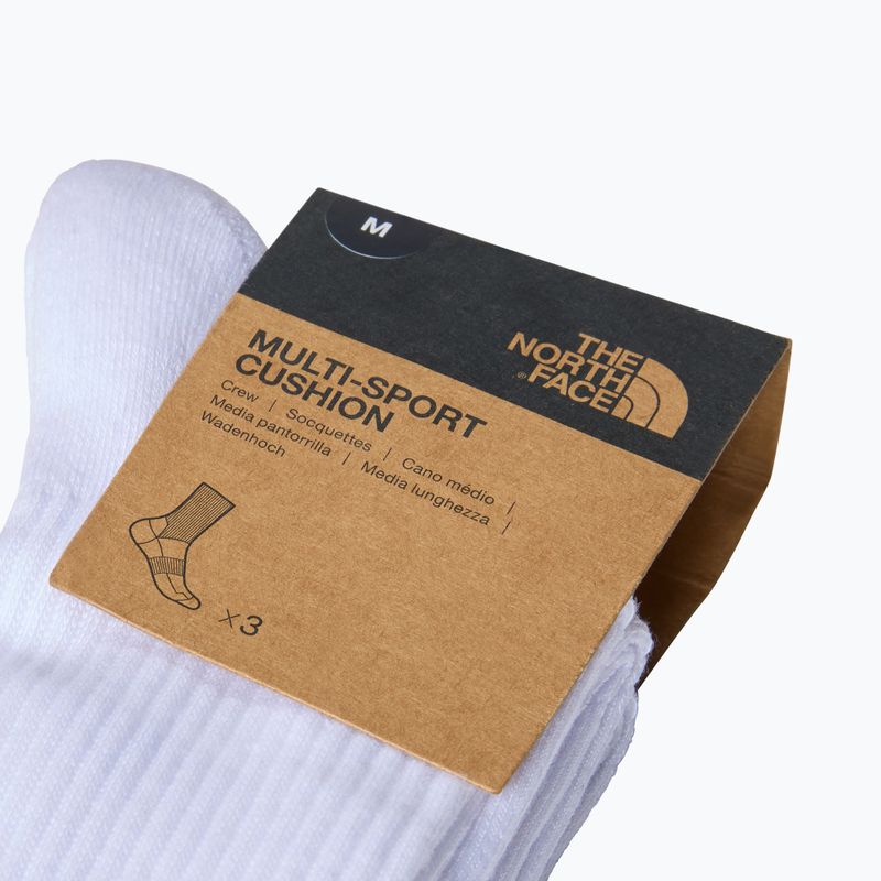 Skarpety The North Face Multi Sport Cush Crew Sock 3pary white 3