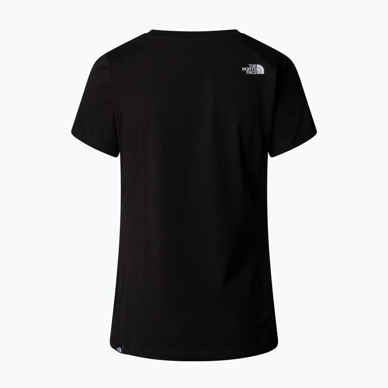 Koszulka damska The North Face Simple Dome Slim Tee tnf black 5