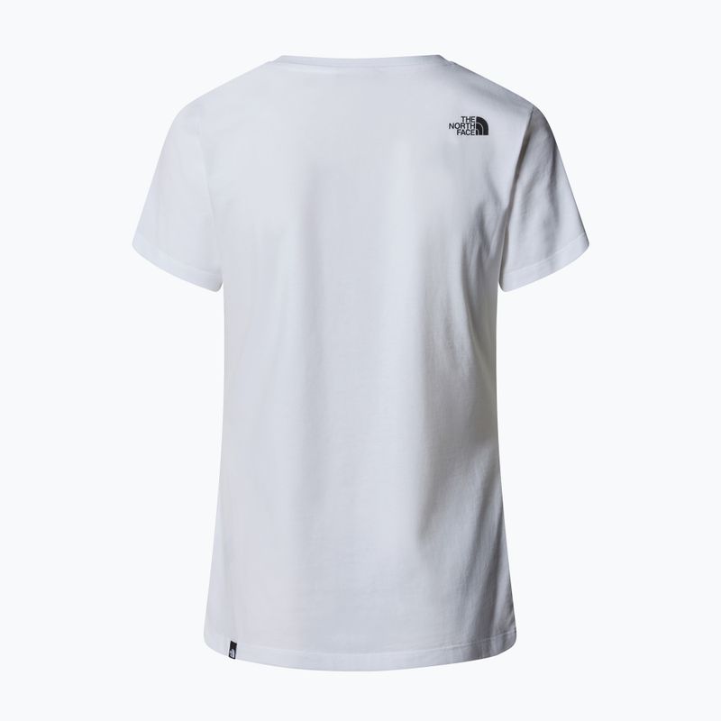 Koszulka damska The North Face Simple Dome Slim Tee tnf white 5