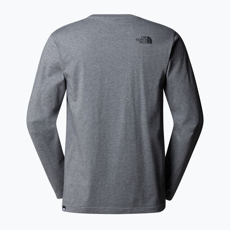 Koszulka męska The North Face Simple Dome medium grey heather 6