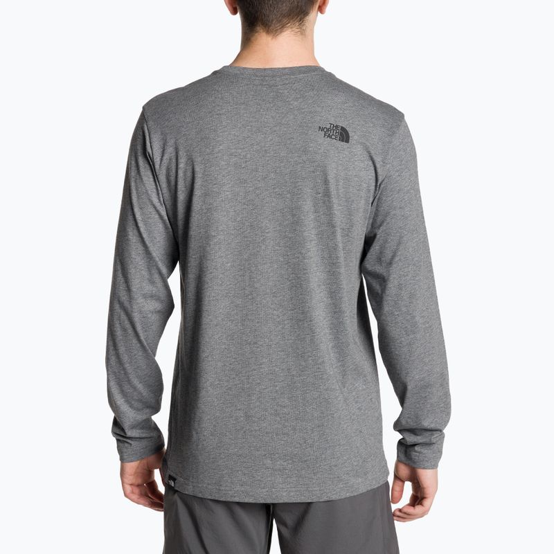 Koszulka męska The North Face Simple Dome medium grey heather 2