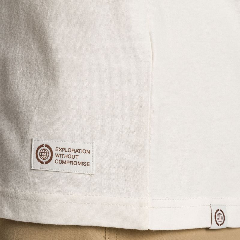 Koszulka męska The North Face Berkeley California white dune/optic emeral 4