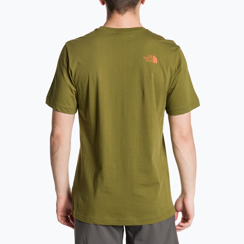 Koszulka męska The North Face Rust 2 forest olive 2