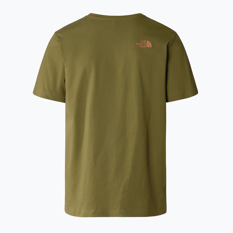 Koszulka męska The North Face Rust 2 forest olive 5