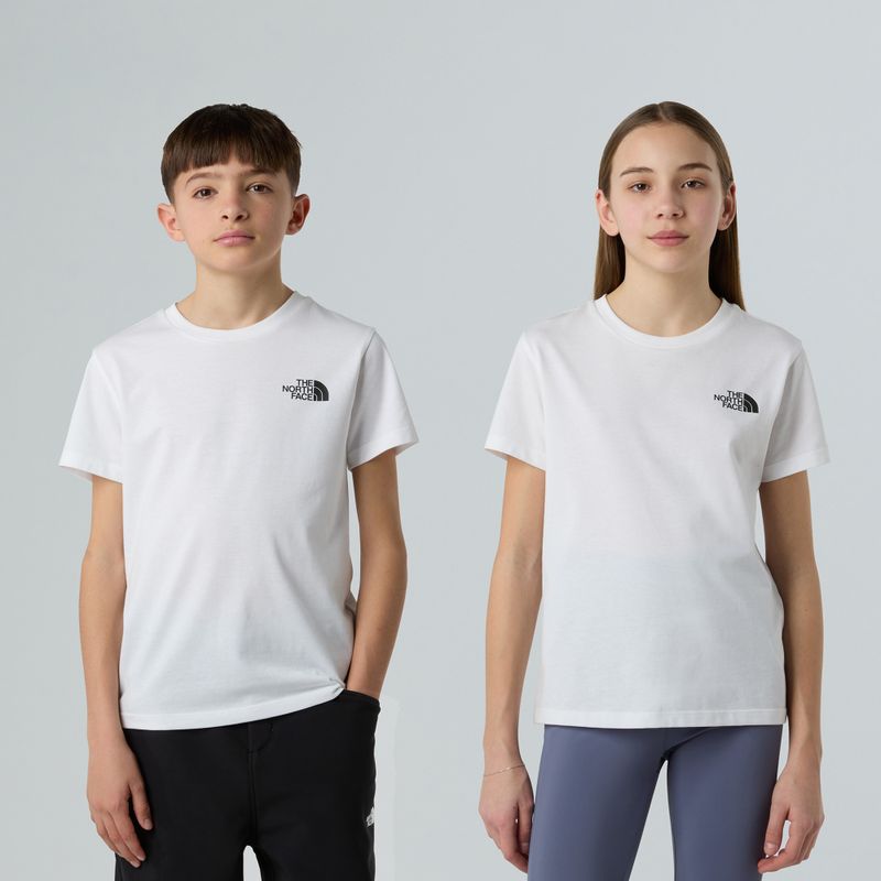 Koszulka dziecięca The North Face Simple Dome white 3