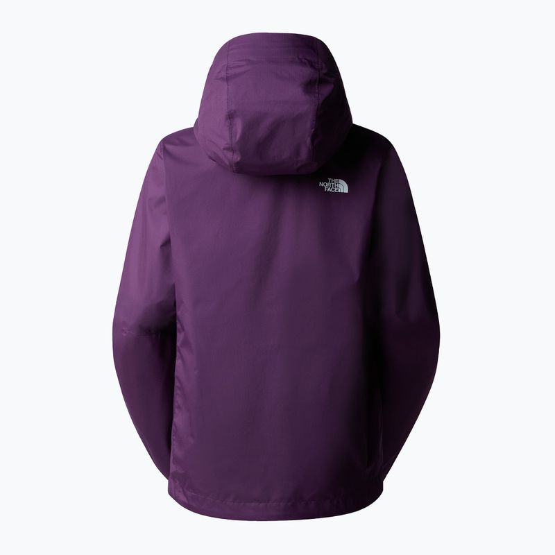 Kurtka przeciwdeszczowa damska The North Face Quest black currant purple 2