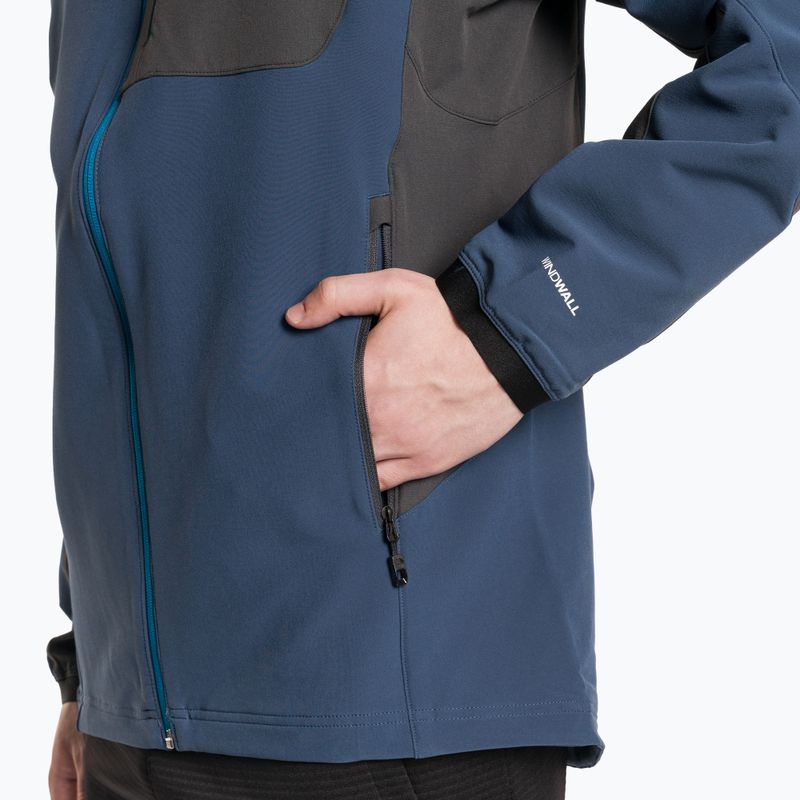 Kurtka softshell męska The North Face AO Softshell Hoodie shady blue/asphalt grey 4