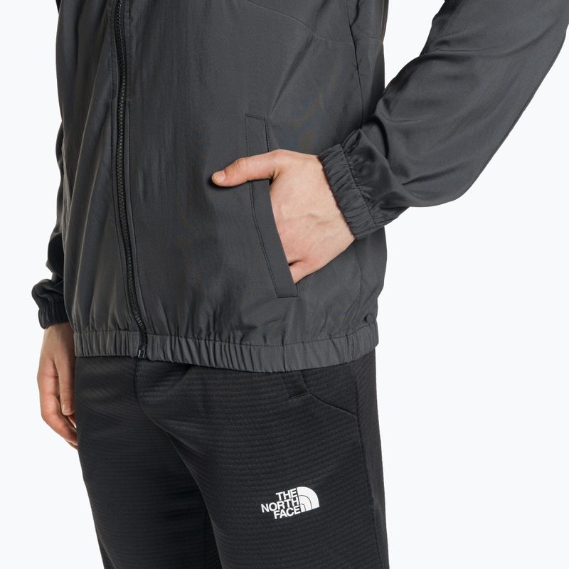 Kurtka przeciwwiatrowa męska The North Face Ma Wind Track asphalt grey/black 5