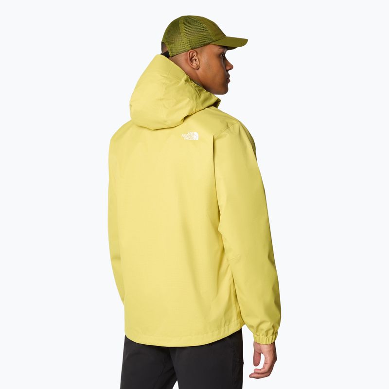 Kurtka przeciwdeszczowa męska The North Face Quest yellow silt black heath 3