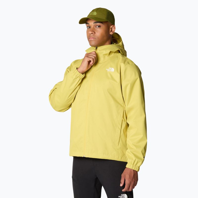 Kurtka przeciwdeszczowa męska The North Face Quest yellow silt black heath 4