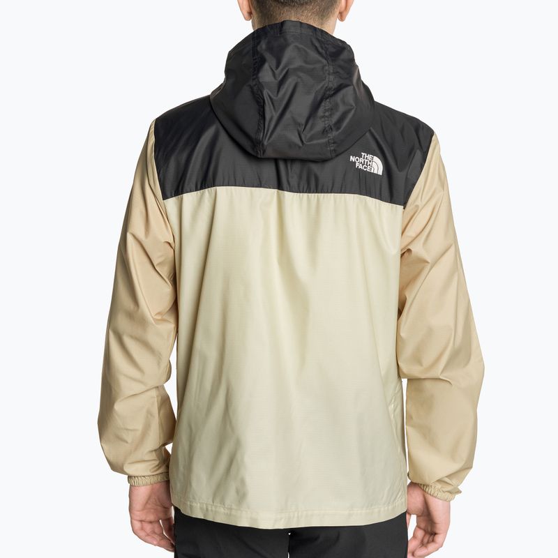 Kurtka przeciwwiatrowa męska The North Face Cyclone 3 gravel/black/khaki 2