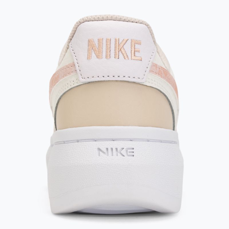 Buty damskie Nike Court Vision Alta sail/white/sanddrift/arctic orange 6