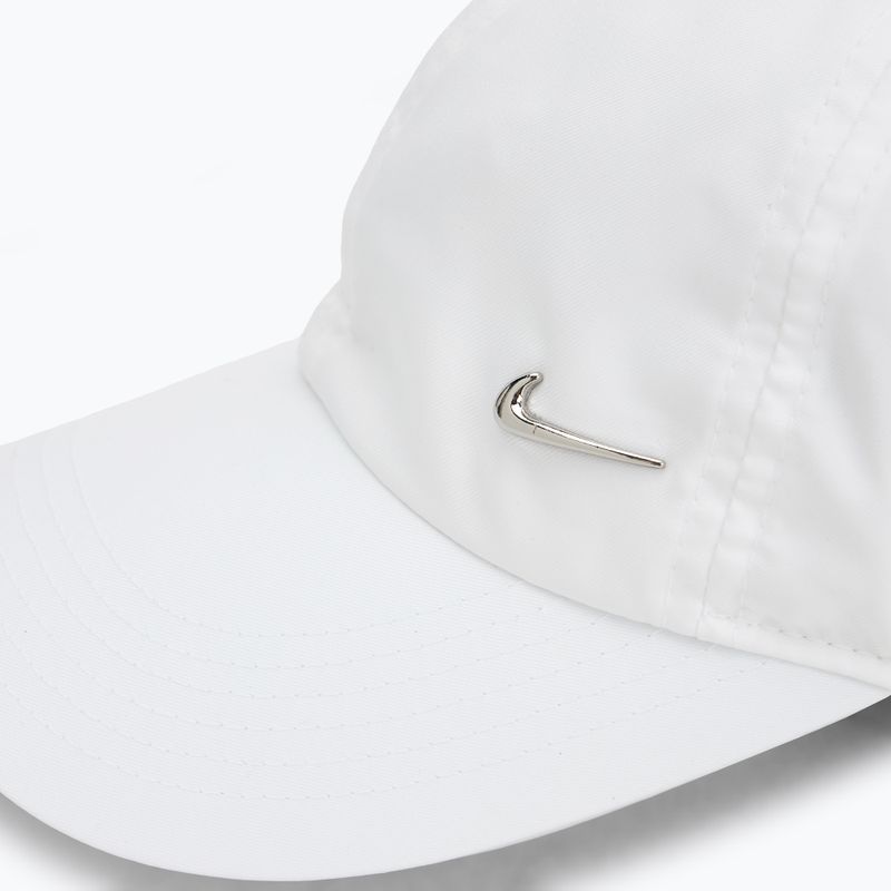 Czapka z daszkiem dziecięca Nike Dri-FIT Club white 3