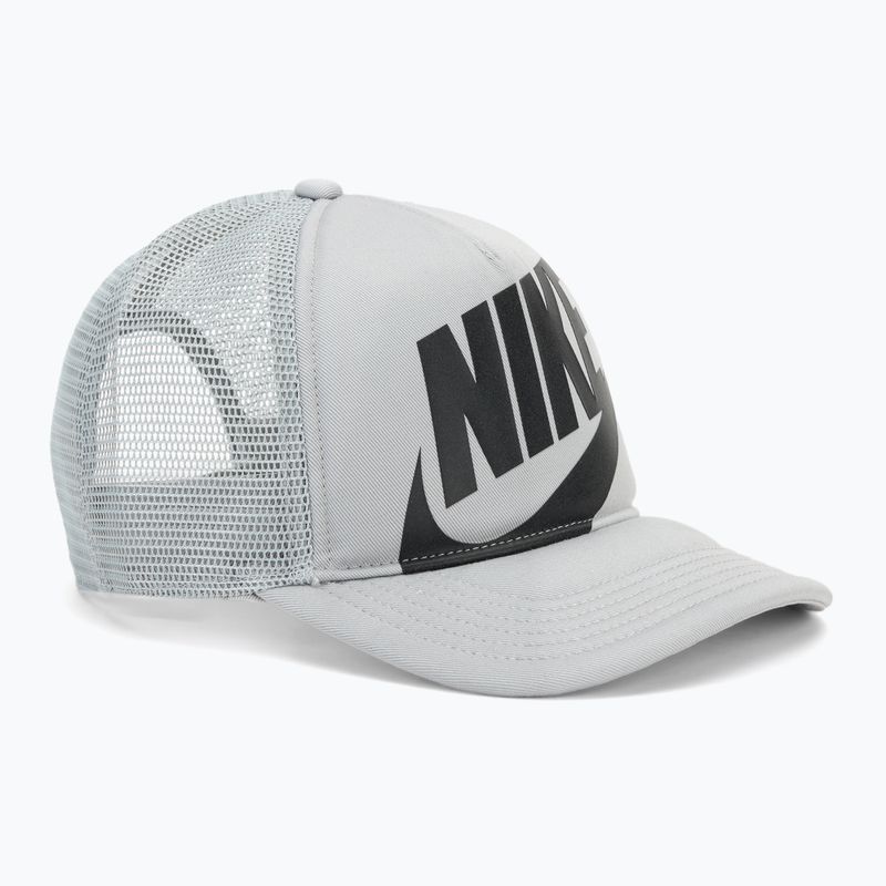 Czapka z daszkiem dziecięca Nike Rise Structured Trucker light smoke grey / light smoke grey / black