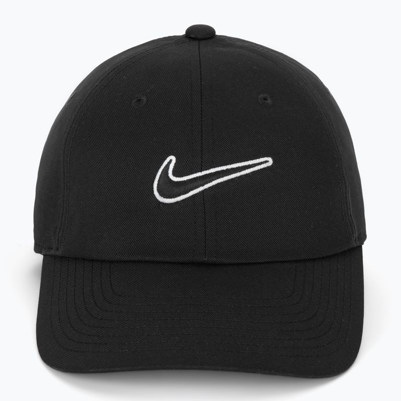 Czapka z daszkiem Nike Club Unstructured Swoosh black/black 2