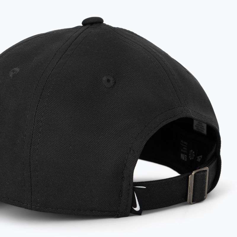 Czapka z daszkiem Nike Club Unstructured Swoosh black/black 4