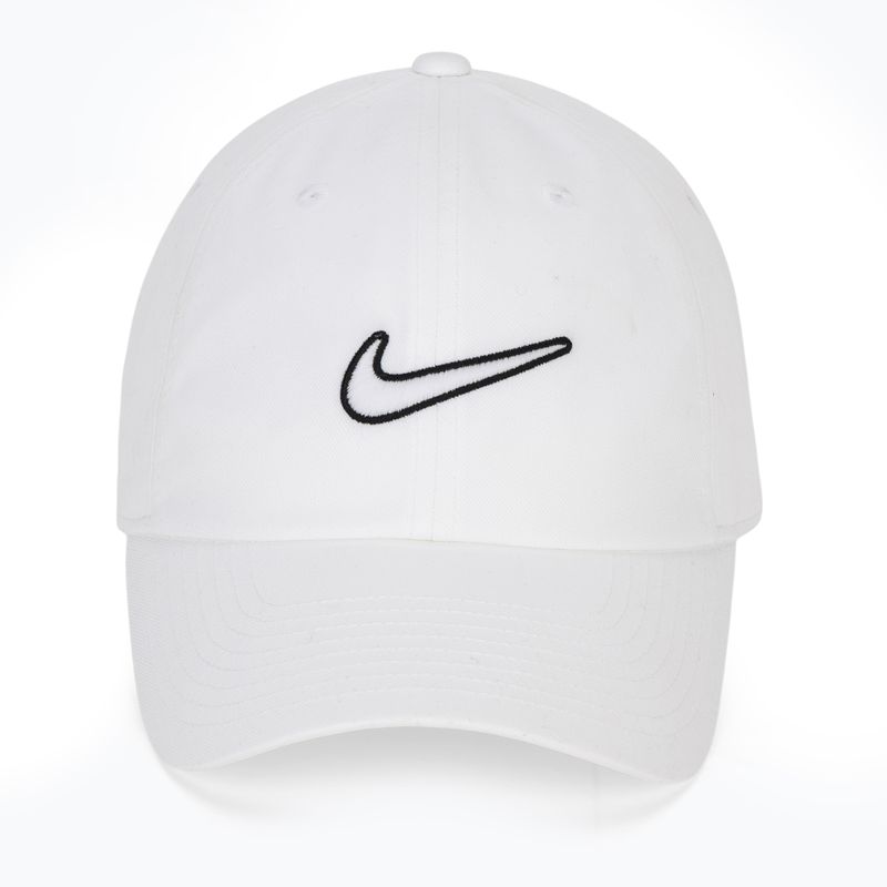Czapka z daszkiem Nike Club Unstructured Swoosh white/white 2