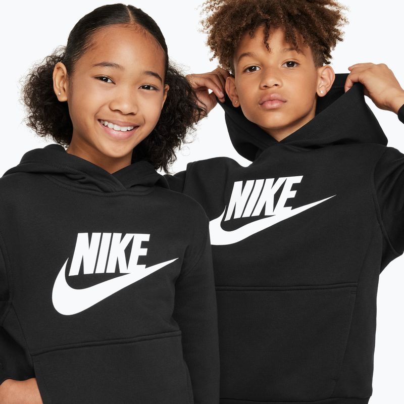 Bluza dziecięca Nike Club Fleece Hoodie black/white 4