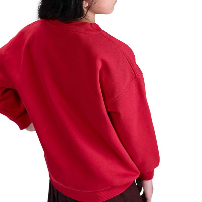 Bluza dziecięca Nike Sportswear Club Fleece university red/white 6