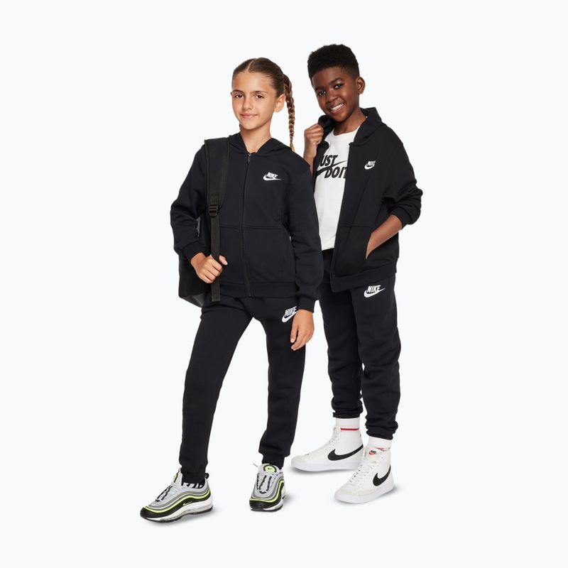 Bluza dziecięca Nike Club Fleece black/white 2