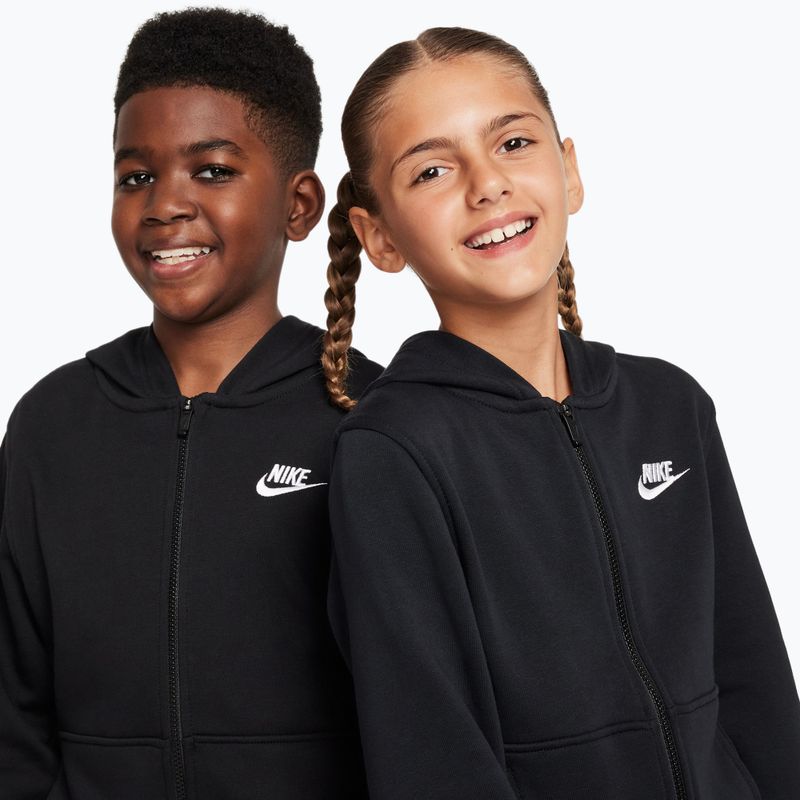 Bluza dziecięca Nike Club Fleece black/white 4