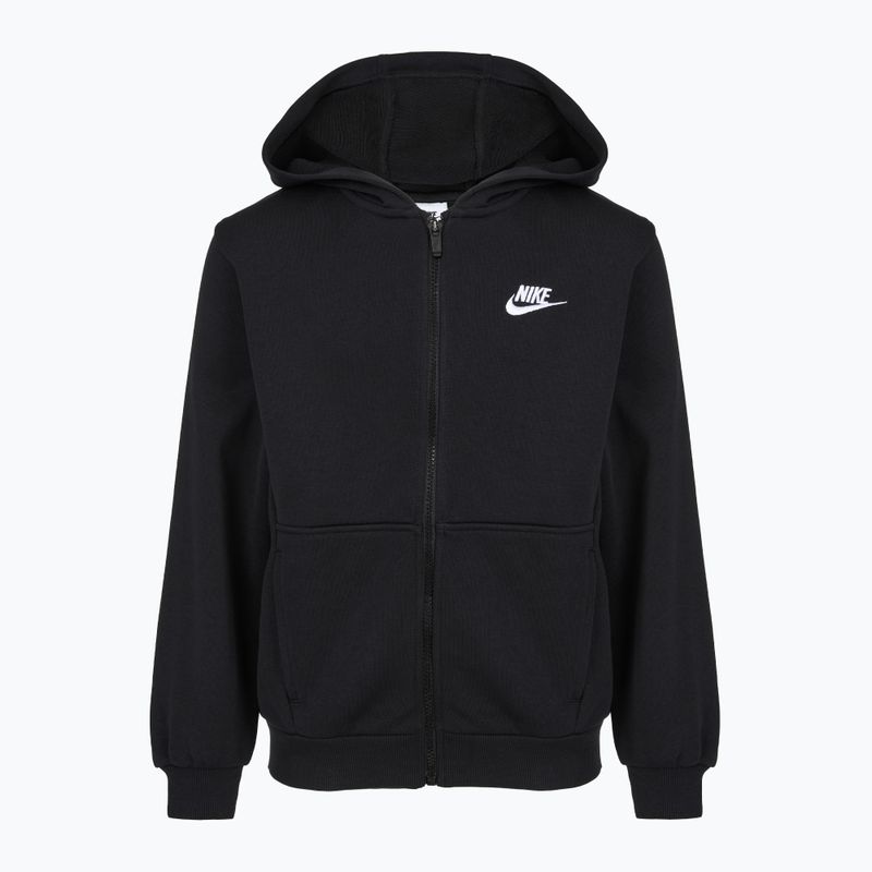 Bluza dziecięca Nike Club Fleece black/white