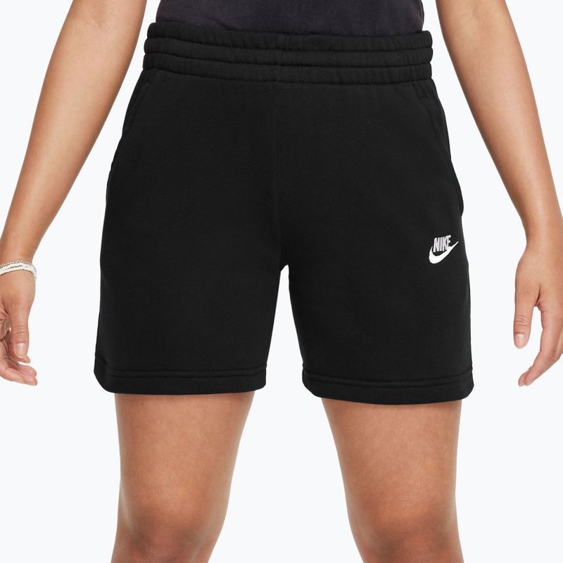 Spodenki dziecięce Nike Sportswear Club Fleece black/black/white 3