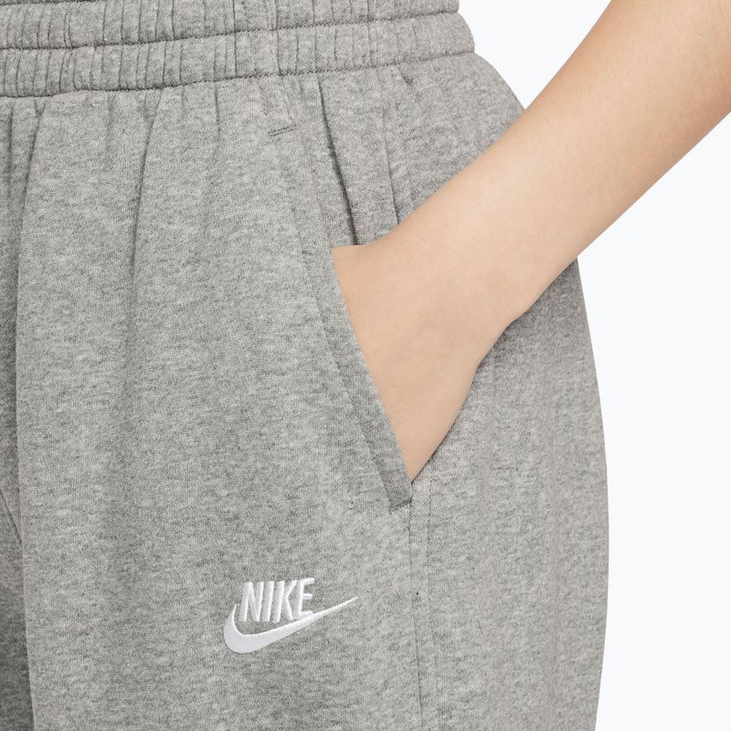 Spodnie dziecięce Nike Sportswear Club Fleece dark grey heather/base grey/white 3