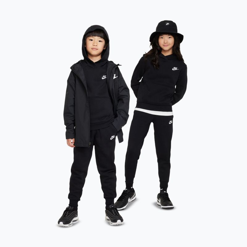 Bluza dziecięca Nike Sportswear Club Fleece black/white 2