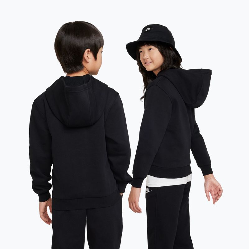 Bluza dziecięca Nike Sportswear Club Fleece black/white 3