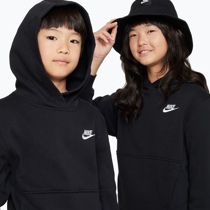 Bluza dziecięca Nike Sportswear Club Fleece black/white 4