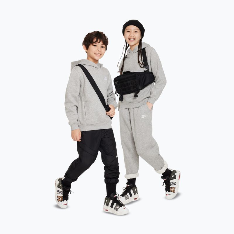 Bluza dziecięca Nike Sportswear Club Fleece dark grey heather/white 2