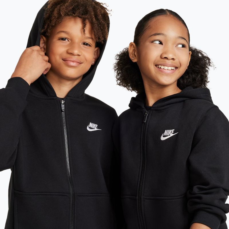 Bluza dziecięca Nike Sportswear Club Fleece black/white 4