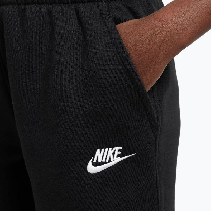 Spodnie dziecięce Nike Sportswear Club Fleece black/white 5