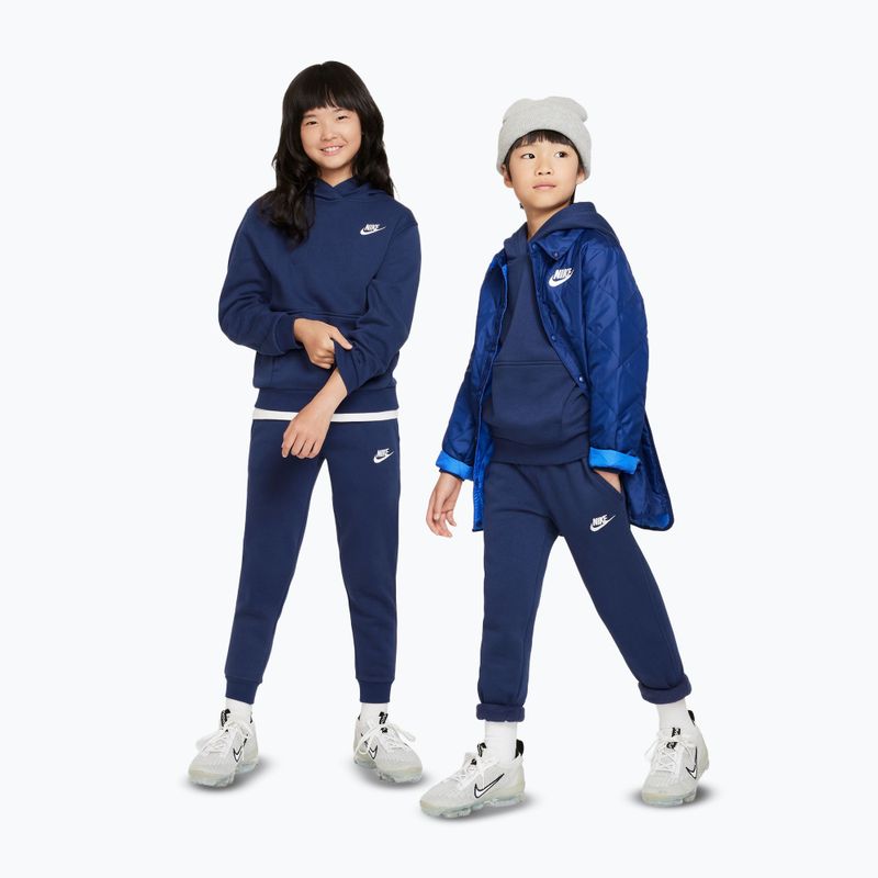 Spodnie dziecięce Nike Sportswear Club Fleece midnight navy/white 2