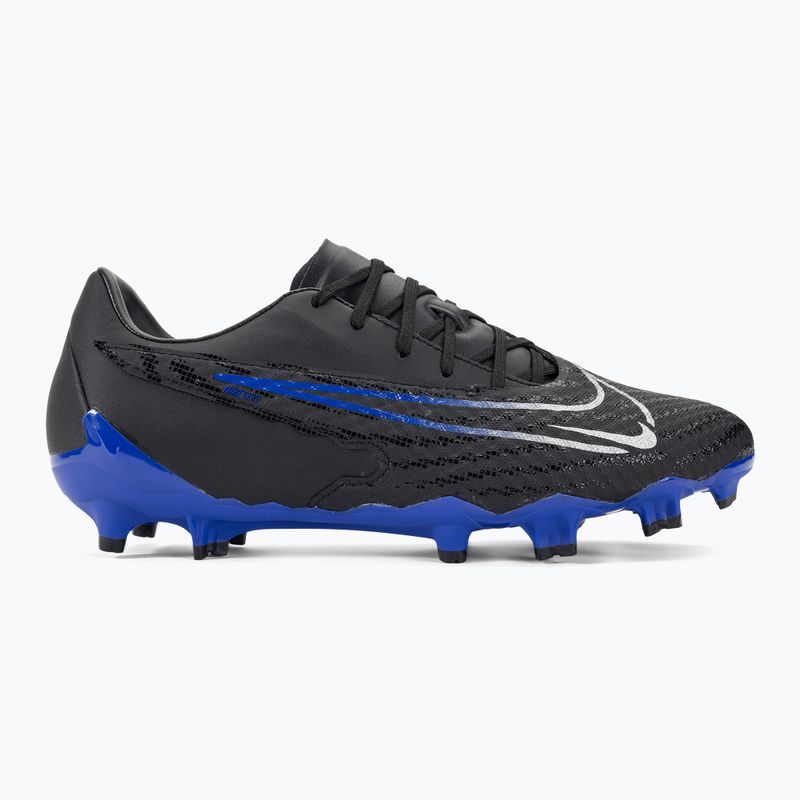 Buty piłkarskie męskie Nike Phantom GX Academy FG/MG black/chrome/hyper royal 2