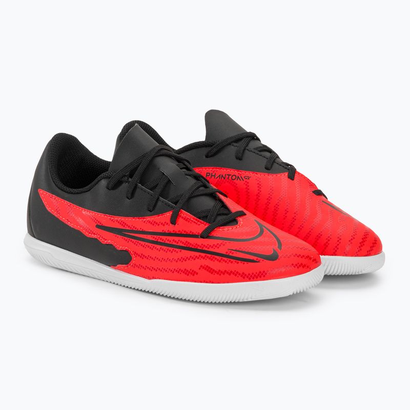 Buty piłkarskie dziecięce Nike JR Phantom GX Club IC GS bright crimson/black/white 4