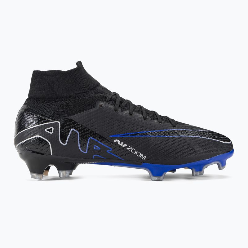 Buty piłkarskie męskie Nike Zoom Mercurial Superfly 9 Pro FG black/chrome/ hyper royal 2