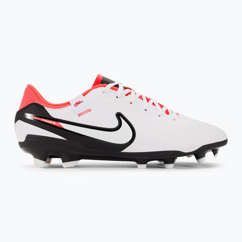 Buty do piłki do nożnej Nike Tiempo Legend 10 Academy MG white/black/bright crimson 2