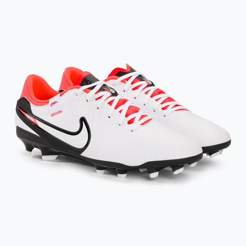 Buty do piłki do nożnej Nike Tiempo Legend 10 Academy MG white/black/bright crimson 4