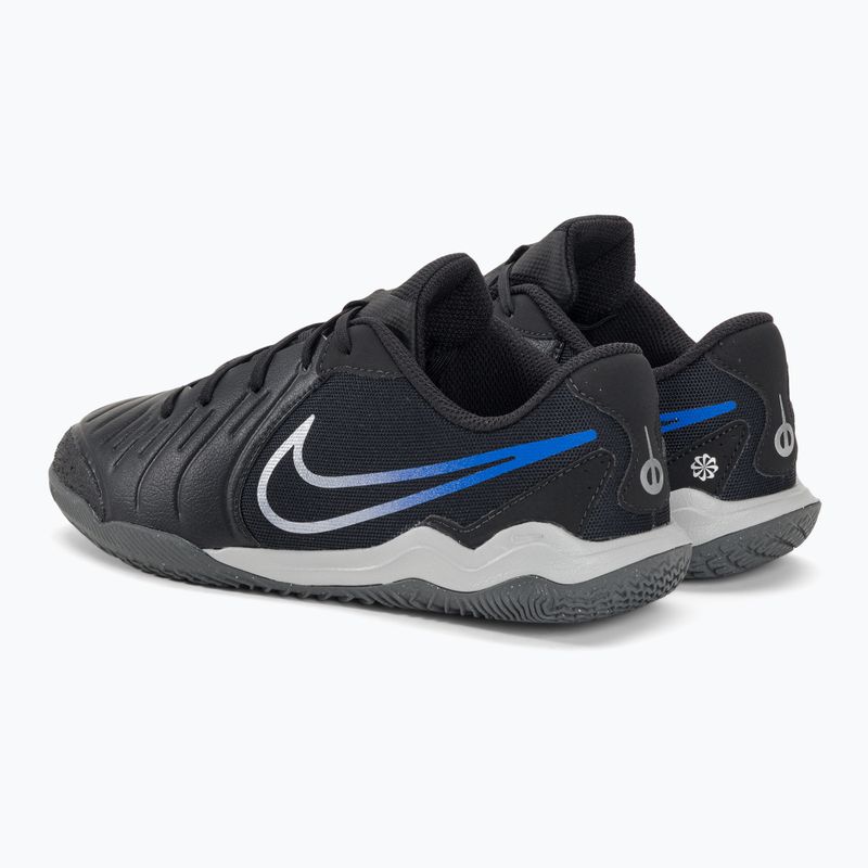 Buty do piłki do nożnej dziecięce Nike Jr Legend 10 Academy IC black/chrome/hyper real 3