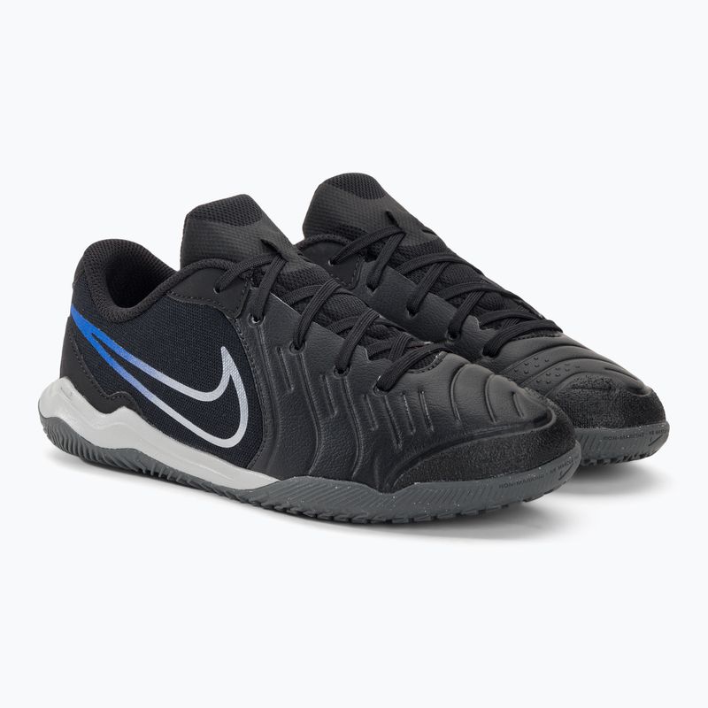 Buty do piłki do nożnej dziecięce Nike Jr Legend 10 Academy IC black/chrome/hyper real 4