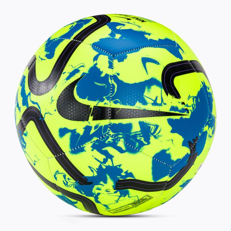 Piłka do piłki nożnej Nike Premier League Pitch volt/blue nebula/black rozmiar 5