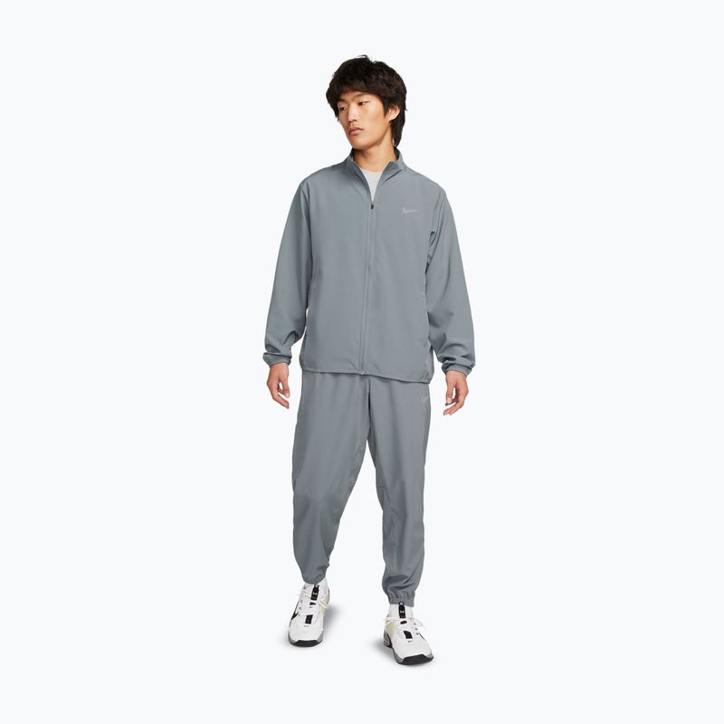 Spodnie męskie Nike Dri-Fit Form Tapered smoke grey/black 2