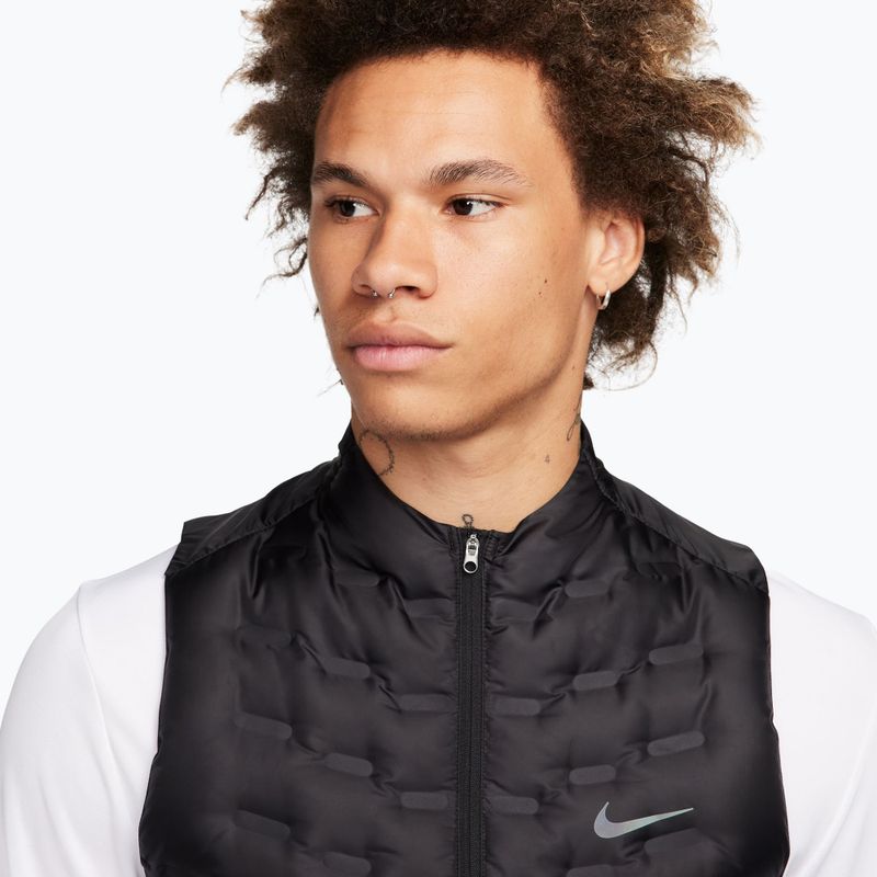Bezrękawnik do biegania męski Nike Therma-FIT ADV Repel AeroLoft black 4