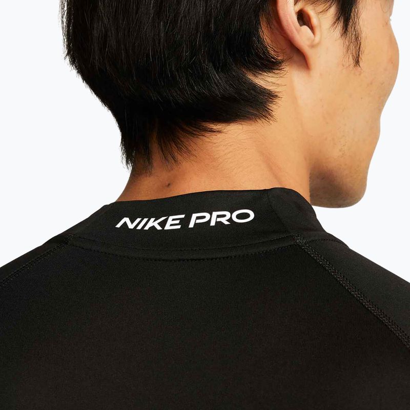Longsleeve treningowy męski Nike Pro Dri-Fit Mock-Neck black/white 5