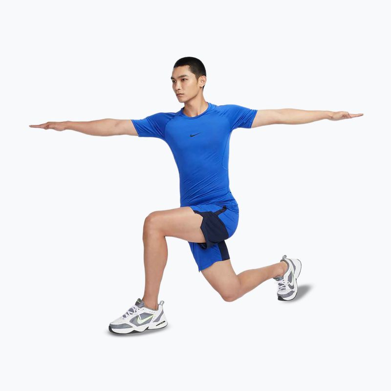 Koszulka treningowa męska Nike Pro Dri-Fit Tight Fitness game royal/black 2