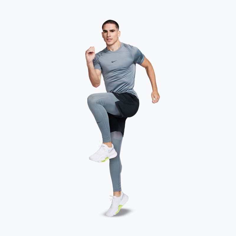 Legginsy męskie Nike Pro Warm smoke grey/black 2