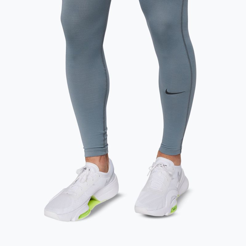 Legginsy męskie Nike Pro Warm smoke grey/black 6